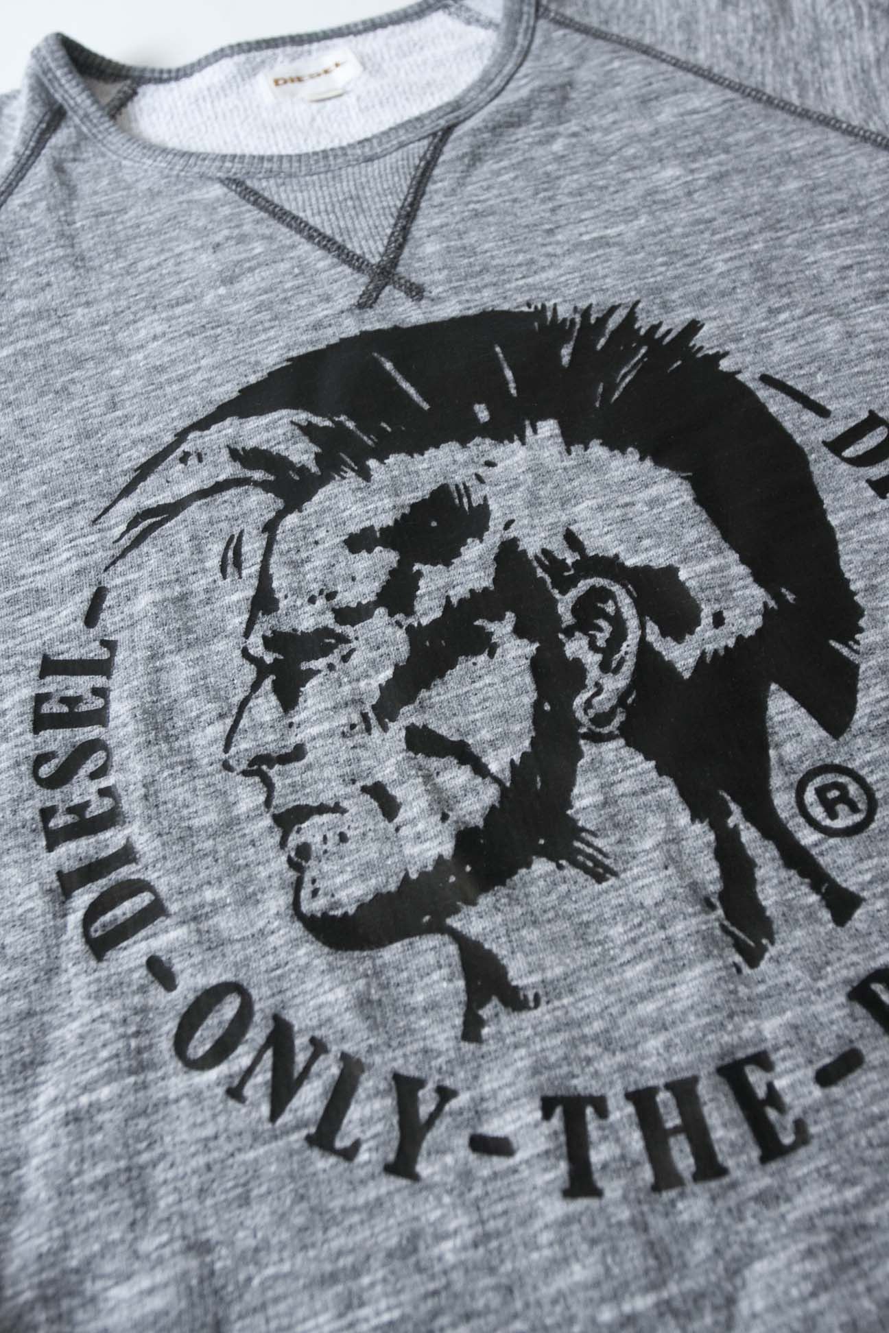 Diesel Diesel Sweatshirt Size S Only The Brave Mohawk Gray Size US S / EU 44-46 / 1 - 2 Thumbnail