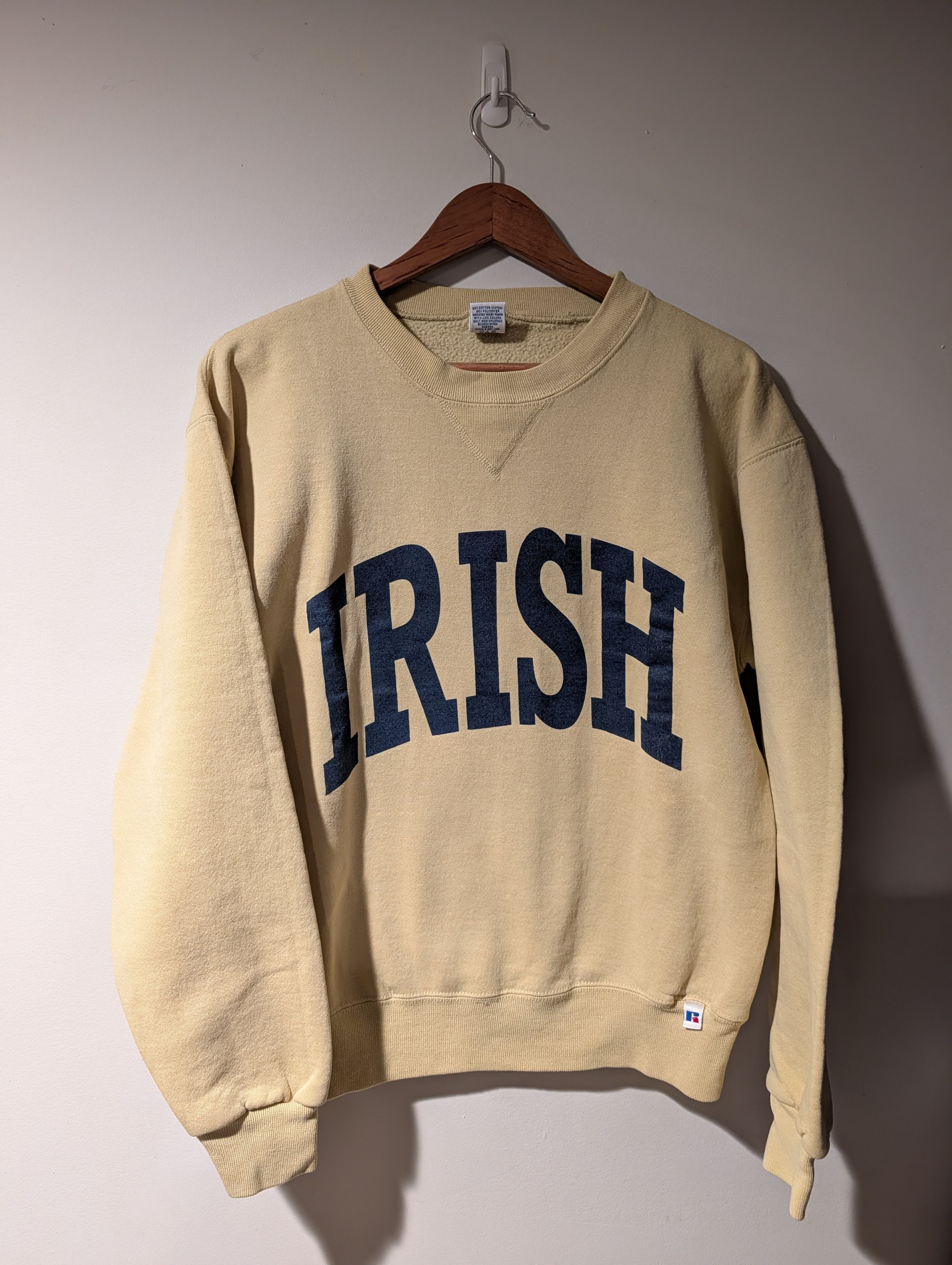 Russell Athletic Vintage Russell Athletic Notre Dame Irish Sweatshirt NCAA Size US M / EU 48-50 / 2 - 1 Thumbnail
