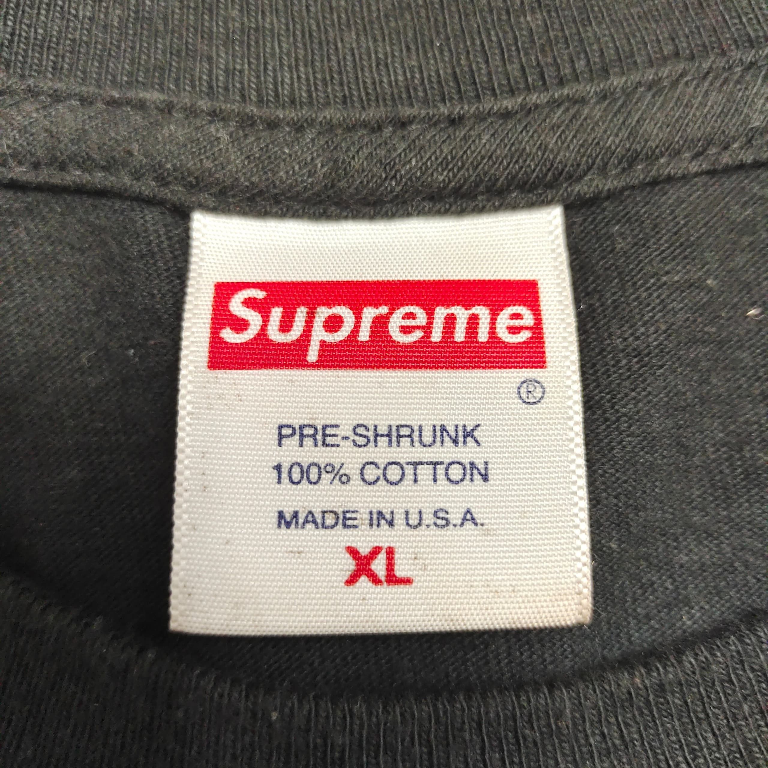 Supreme SUPREME SCARED UNIQUE BLACK LONG SLEEVE T-SHIRT Size US XL / EU 56 / 4 - 8 Thumbnail