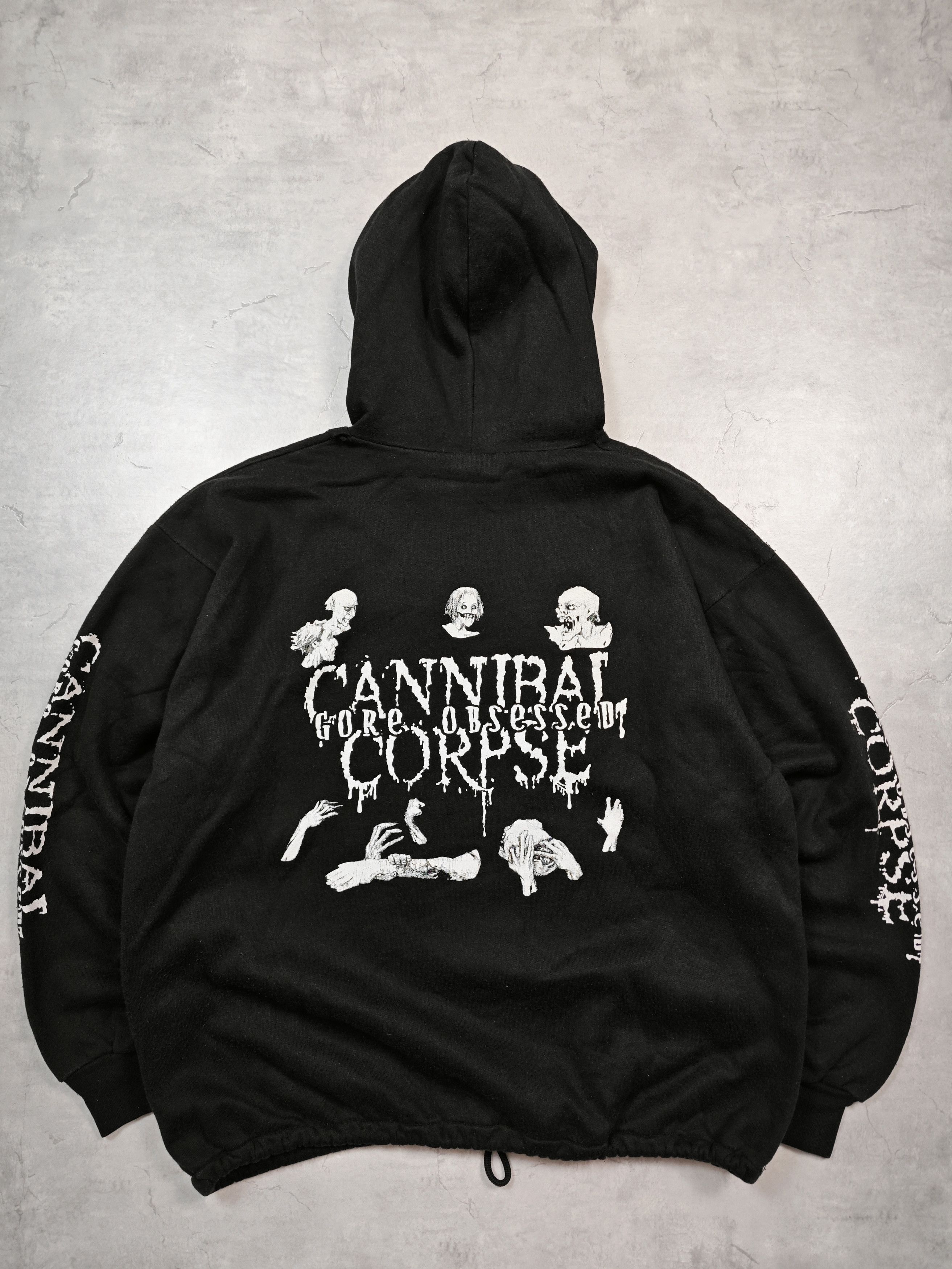 Vintage Cannibal Corpse Vintage Bootleg Hoodie Size US L / EU 52-54 / 3 - 6 Thumbnail