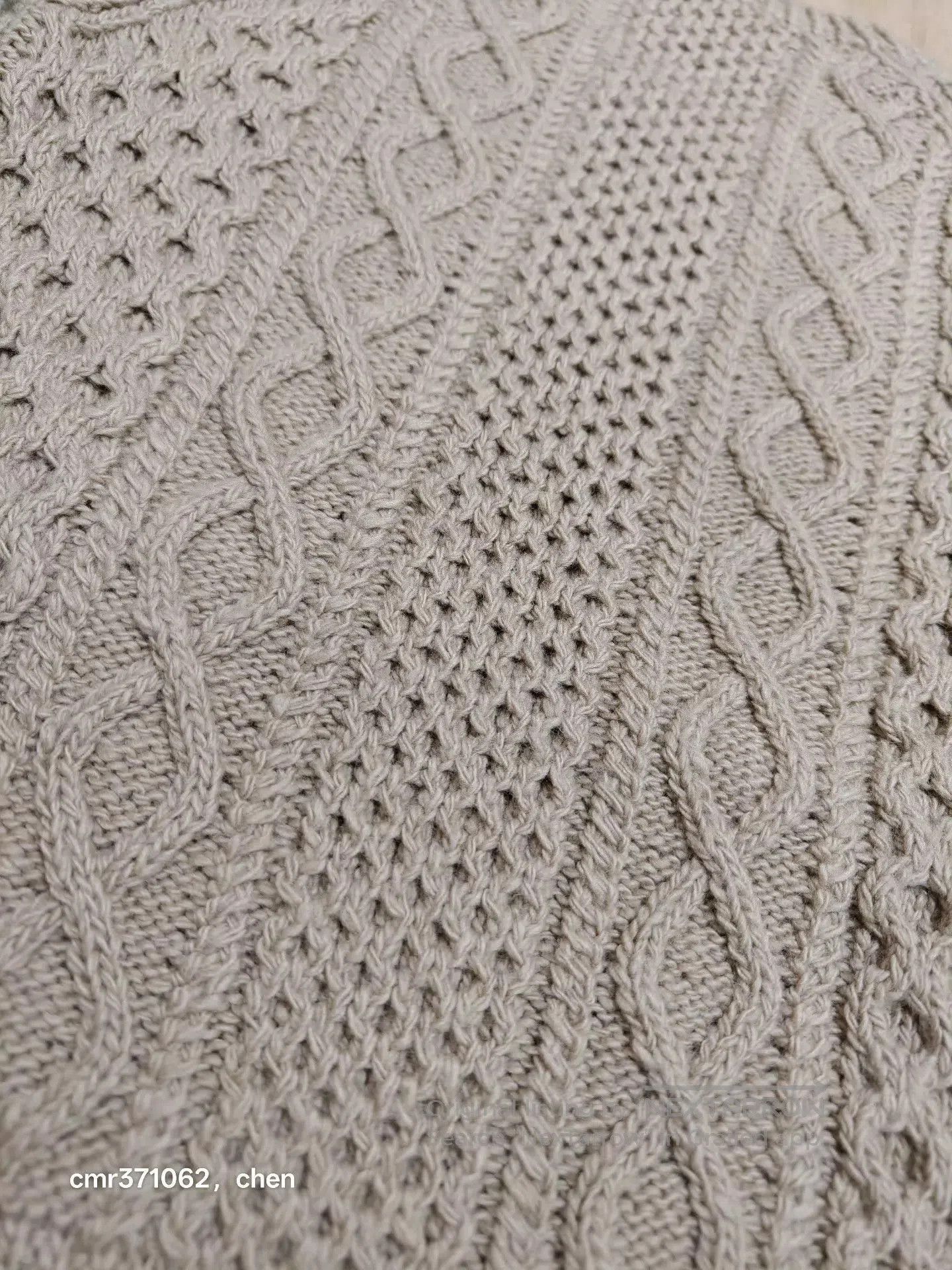 Visvim Beige Cable Knit Sweater Size L. Size US L / EU 52-54 / 3 - 7 Thumbnail
