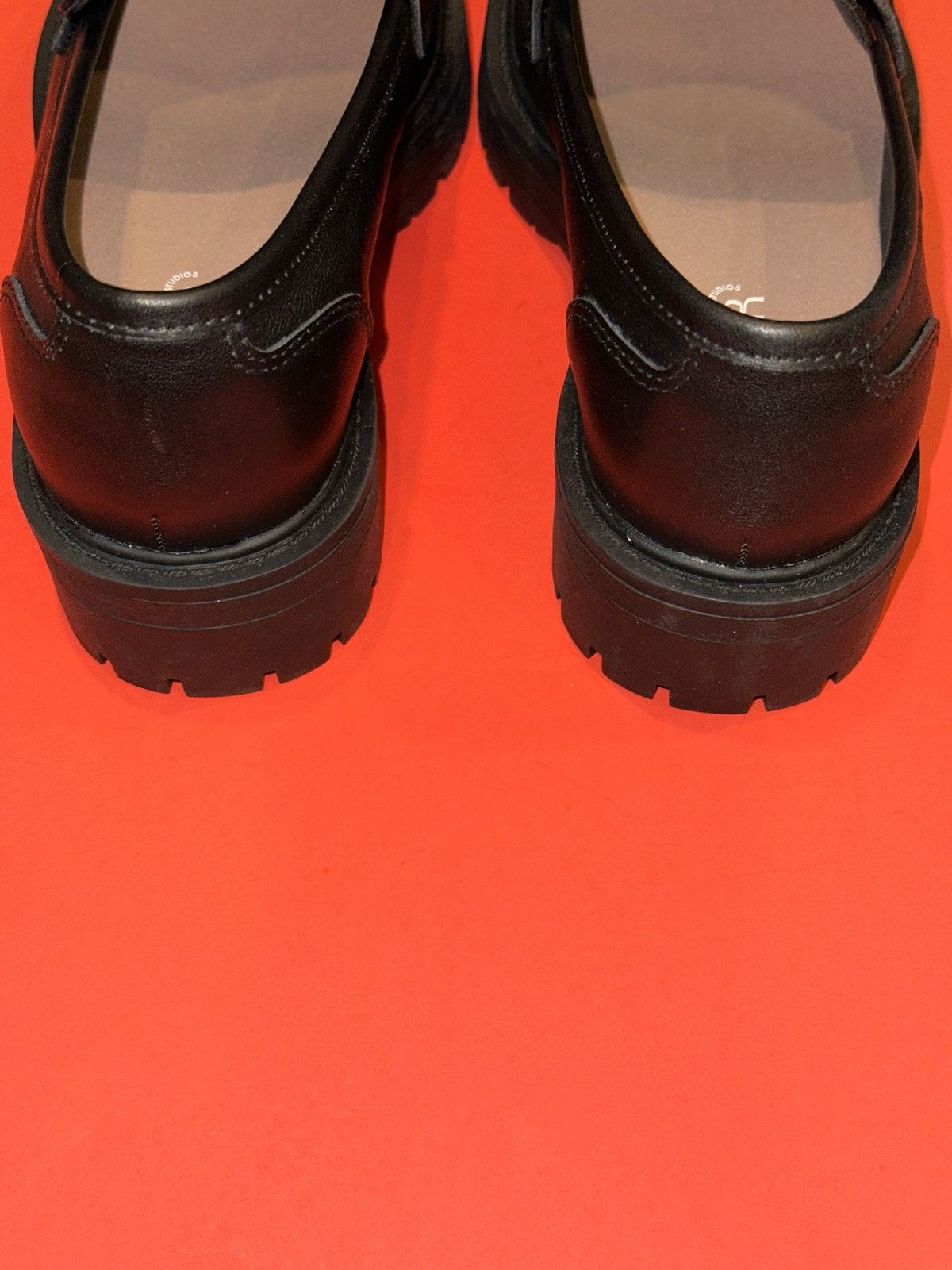 Other WYDR Sam Lucky Penny Leather Loafers Block Low Heel Slip On Size US 6.5 / IT 36.5 - 6 Thumbnail