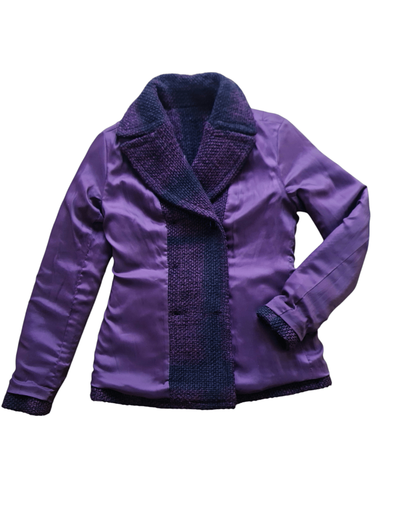 Burberry Burberry Brit Women Plaid PeaCoat nova check Blend Short Size XS / US 0-2 / IT 36-38 - 8 Thumbnail