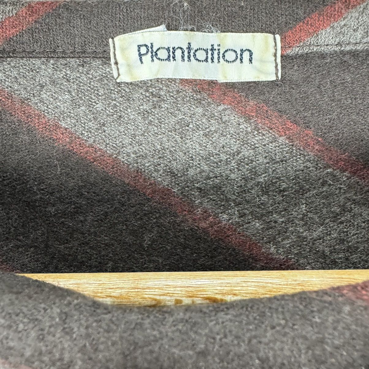 Issey Miyake ⚡️80s PLANTATION ISSEY MIYAKE STRIPED LONG SLEEVE Size M / US 6-8 / IT 42-44 - 9 Thumbnail