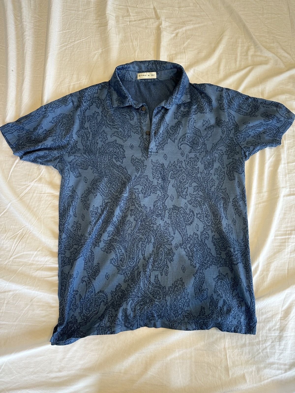 Etro Etro Paisley Polo Size US S / EU 44-46 / 1 - 1 Thumbnail