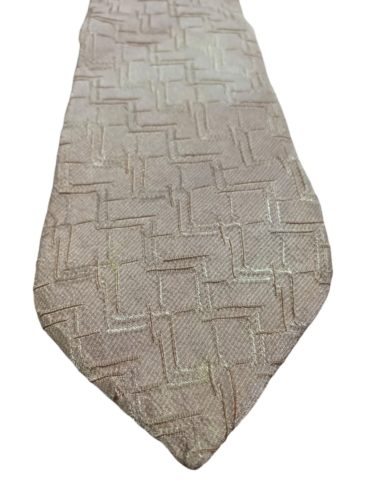 Balenciaga Vintage Balenciaga cable circuit pattern silk neck tie Size ONE SIZE - 4 Thumbnail