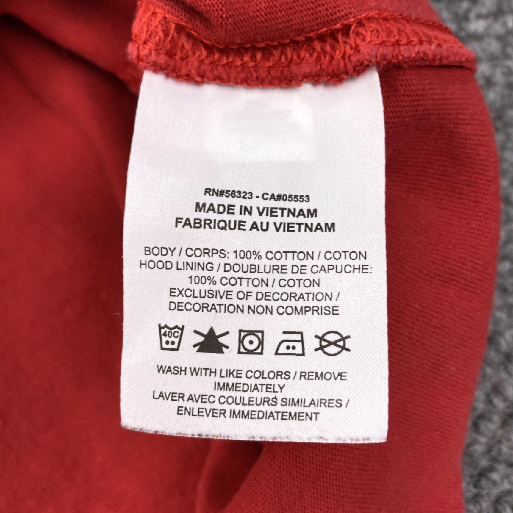 Nike Nike Hoodie Mens 2XL Red Embroidered Swoosh Sweatshirt Cotton Pullover Casual Clothing Size US XXL / EU 58 / 5 - 7 Thumbnail