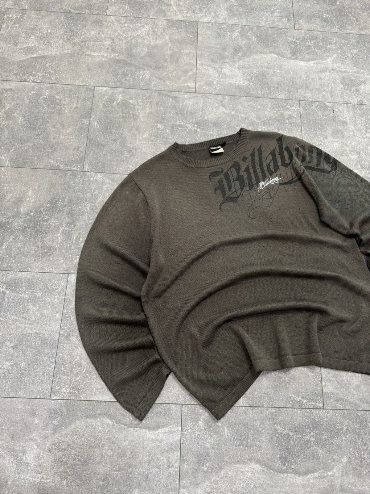 Billabong BILLABONG Vintage Sweatshirt Y2K Serf Style Overprint Faded Size US L / EU 52-54 / 3 - 2 Thumbnail
