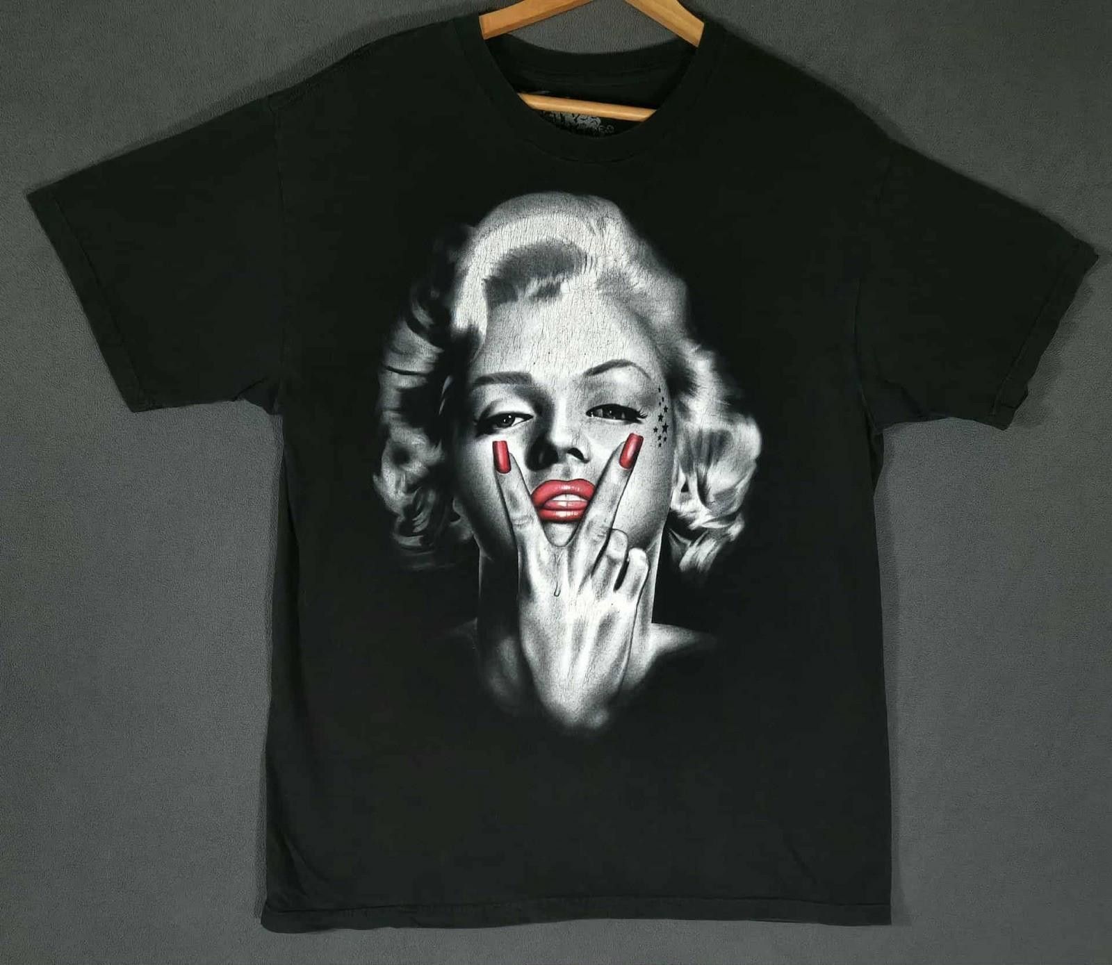 Other Vintage Fearless Marilyn Monroe Graphic Tee Black Size L #3 Size US L / EU 52-54 / 3 - 1 Thumbnail