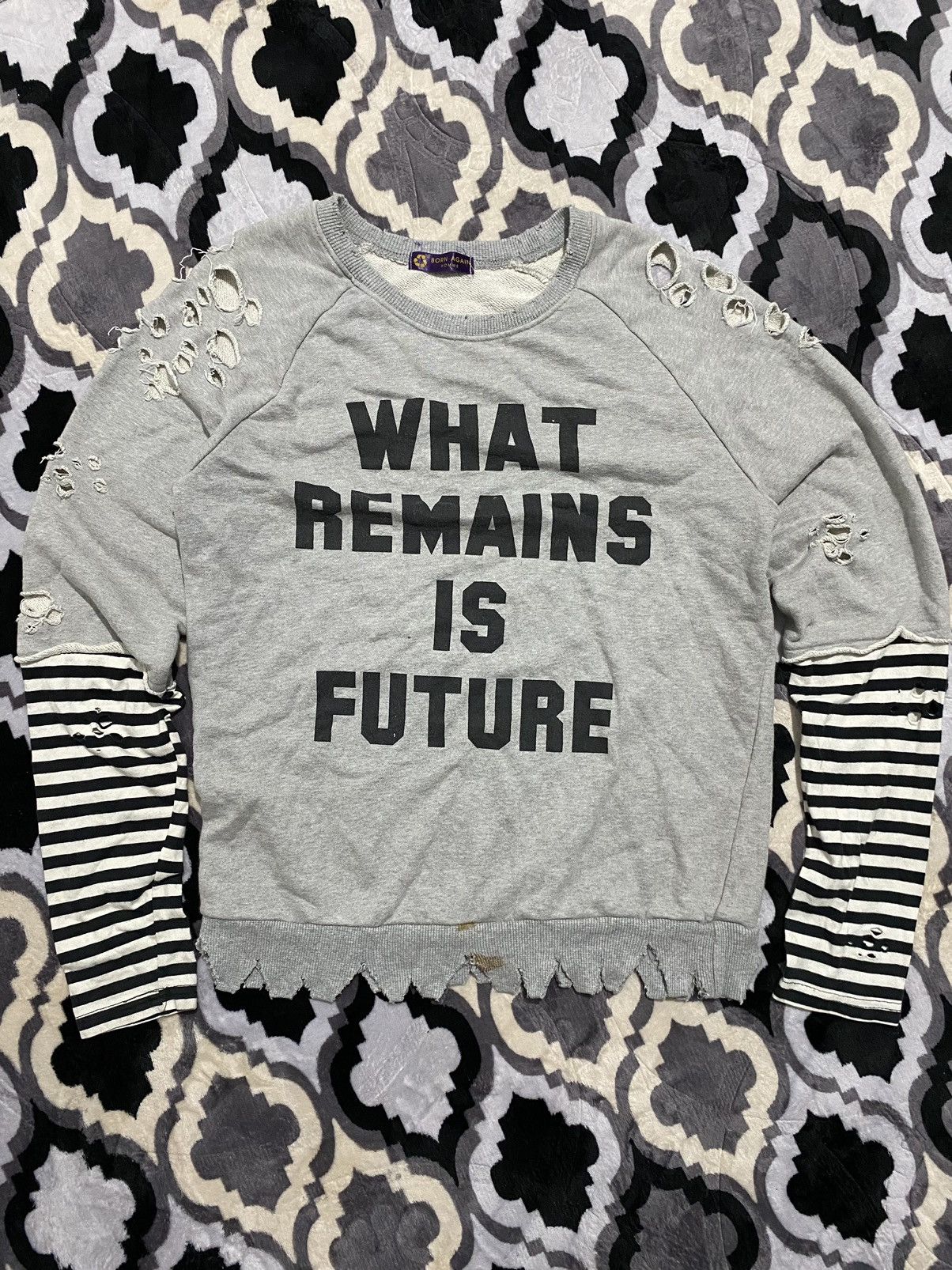 PPFM Born Again Homme cut out double layers sweatshirts cdg style Size US L / EU 52-54 / 3 - 1 Thumbnail
