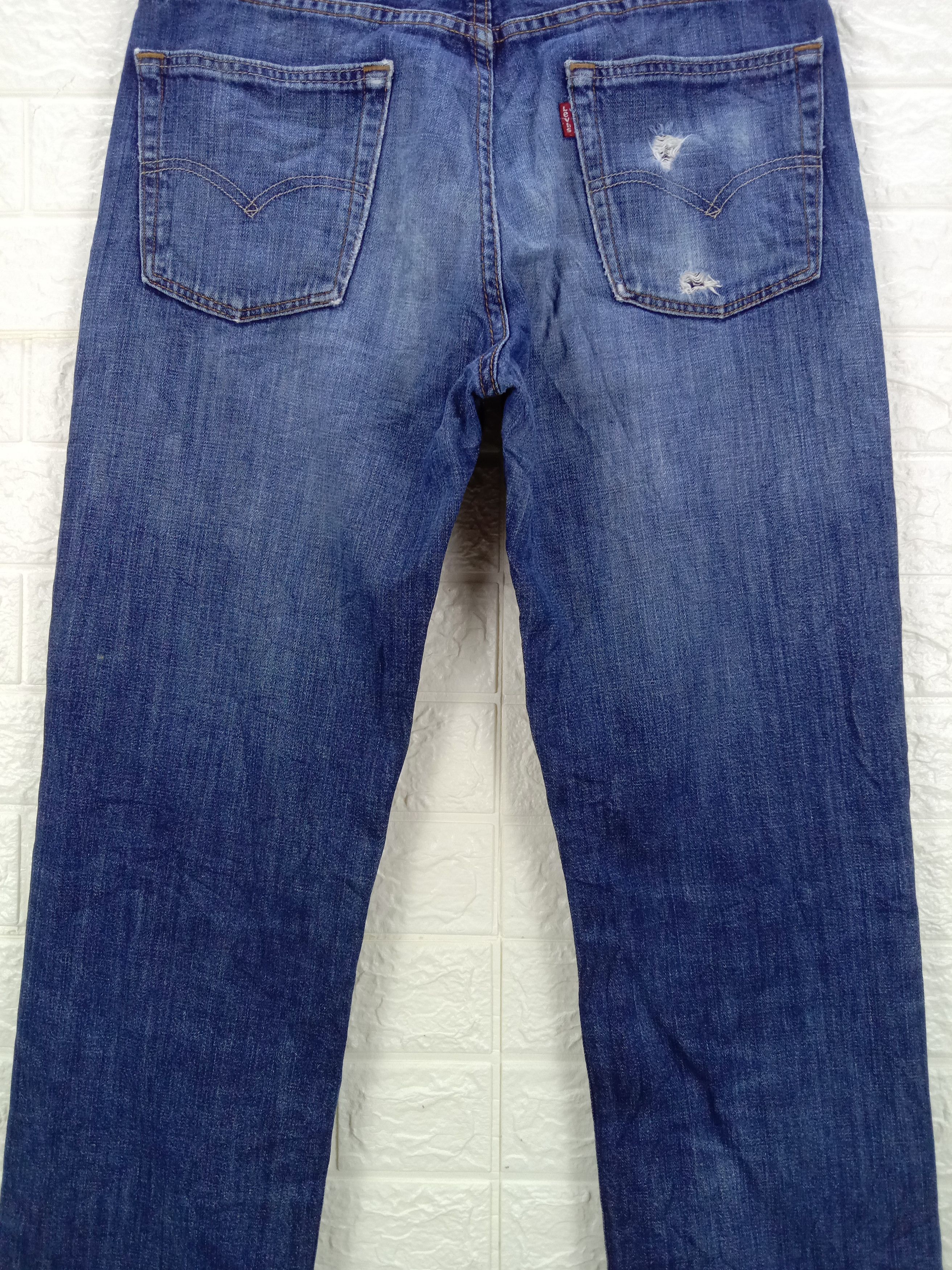 Levi's Vintage Levi's 514 Jeans Slim Straight Distressed Denim Size US 31 - 7 Thumbnail