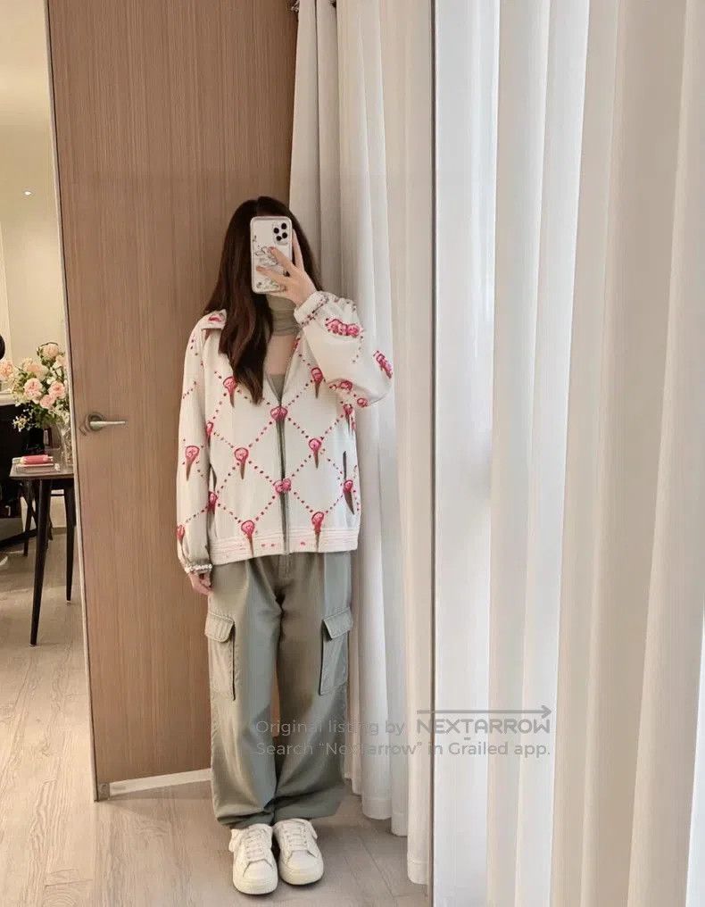 Gucci Gucci Silk Ice Cream Jacket. Size L / US 10 / IT 46 - 5 Thumbnail