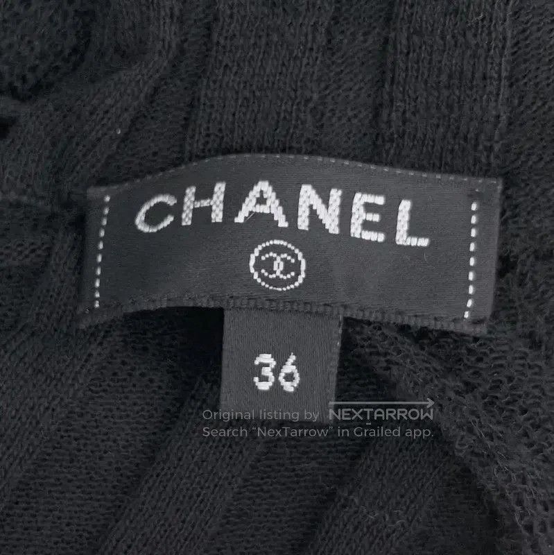 Chanel Chanel Black Wool Pullover Sweater XS . Size XS / US 0-2 / IT 36-38 - 5 Thumbnail