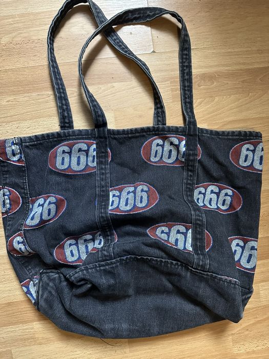 Supreme 666 tote bag sales