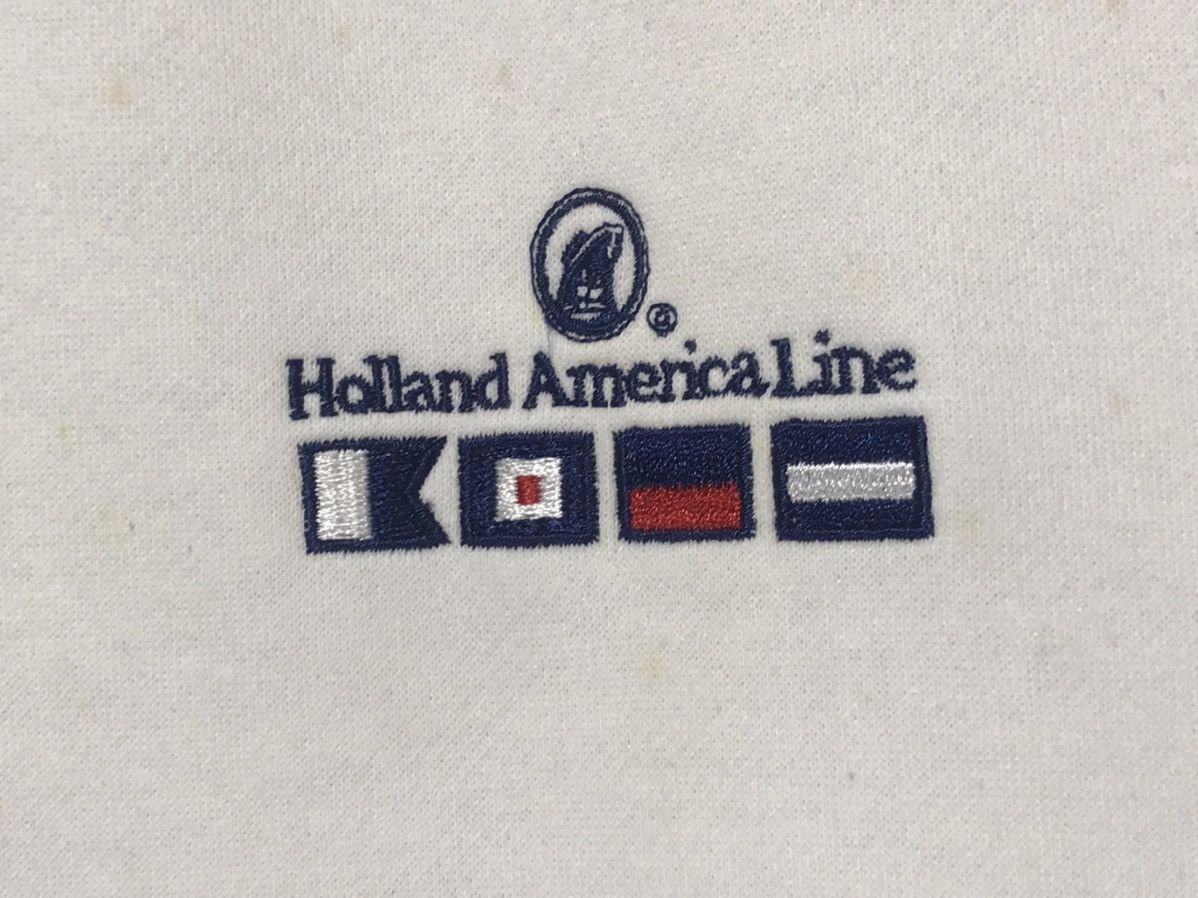Vintage Vintage Holland America Line Halfzipper Sweatshirt Size US L / EU 52-54 / 3 - 5 Thumbnail