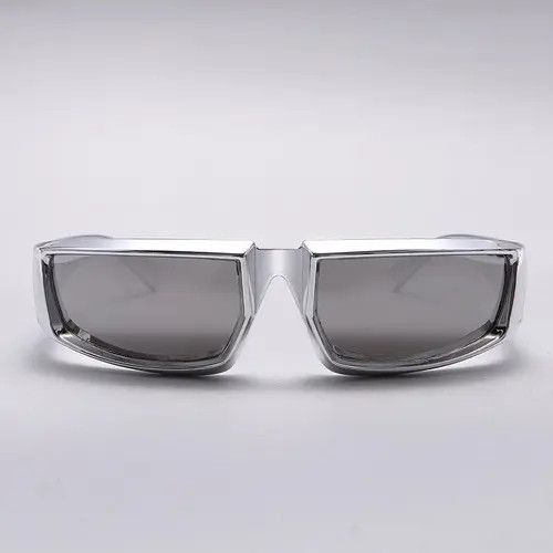Other Chrome Sunglasses Silver Punk Tech Cyber Dystopian Viper Size ONE SIZE - 3 Thumbnail