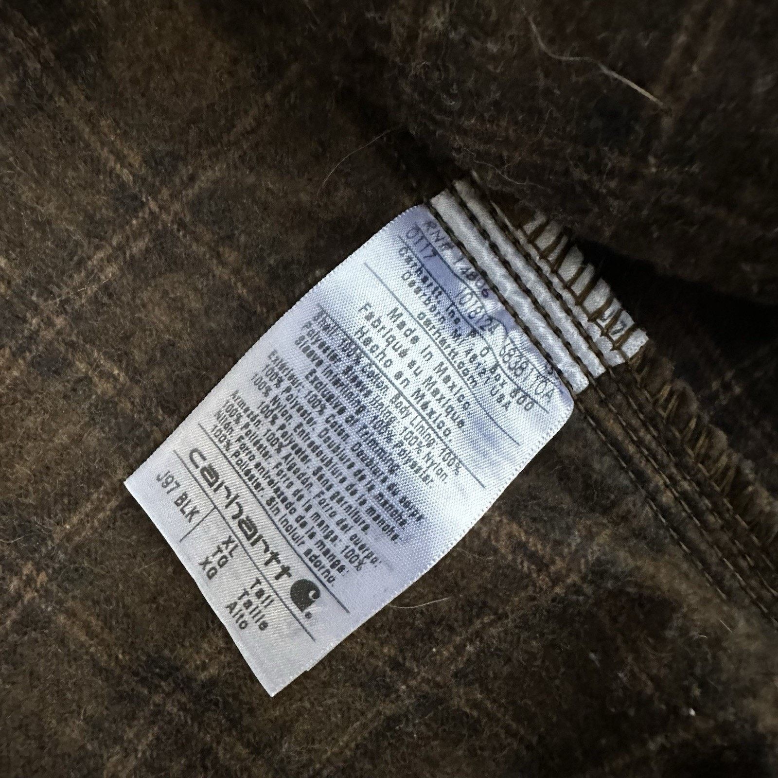 Carhartt × Essentials × Vintage Vintage Carhartt Faded Black Detroit Jacket XL Tall Workwear Size US XL / EU 56 / 4 - 6 Thumbnail