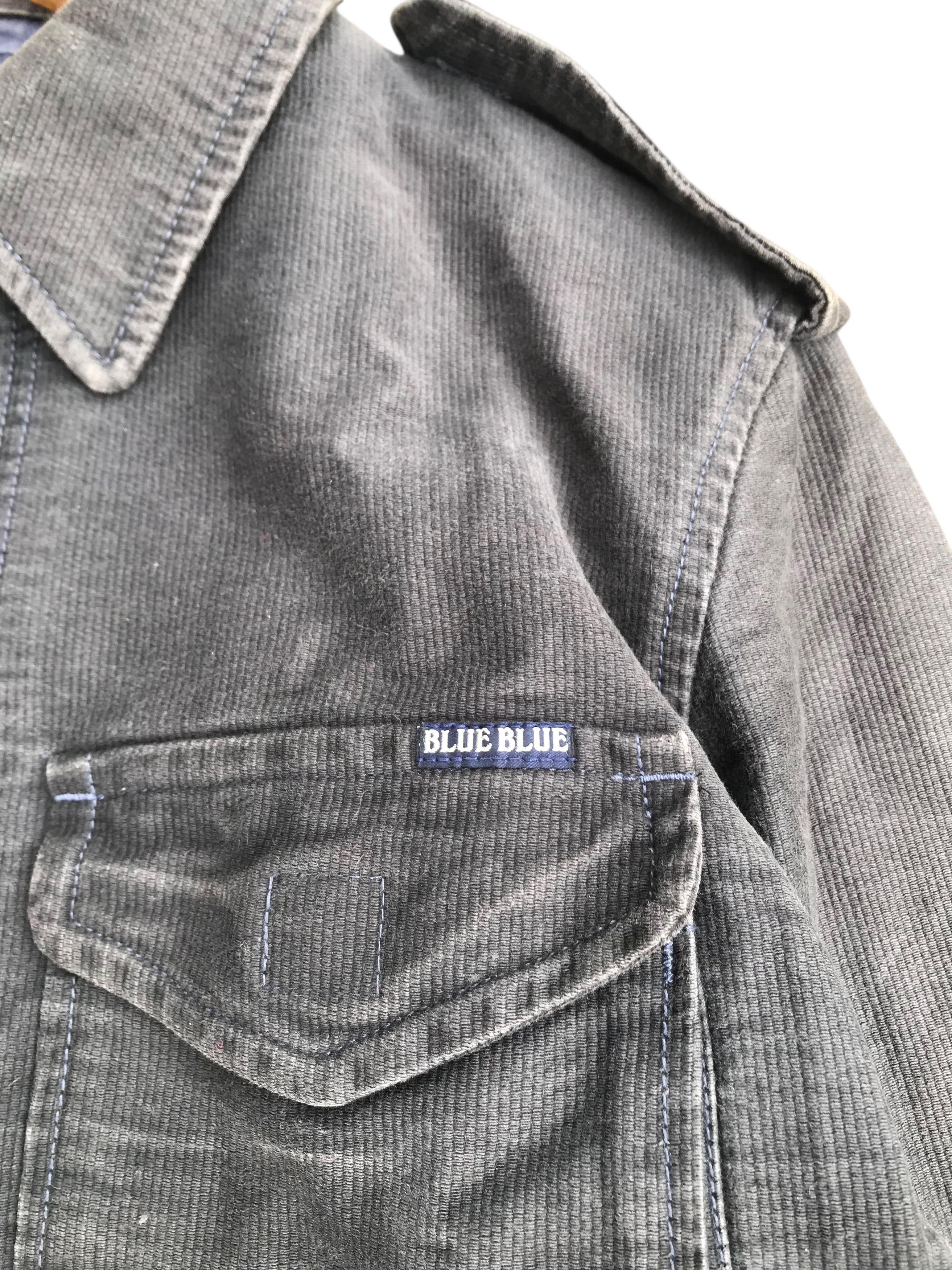 Blue Blue Japan Vintage Blue Blue Japan M65 Corduroy Jacket Size US L / EU 52-54 / 3 - 5 Thumbnail