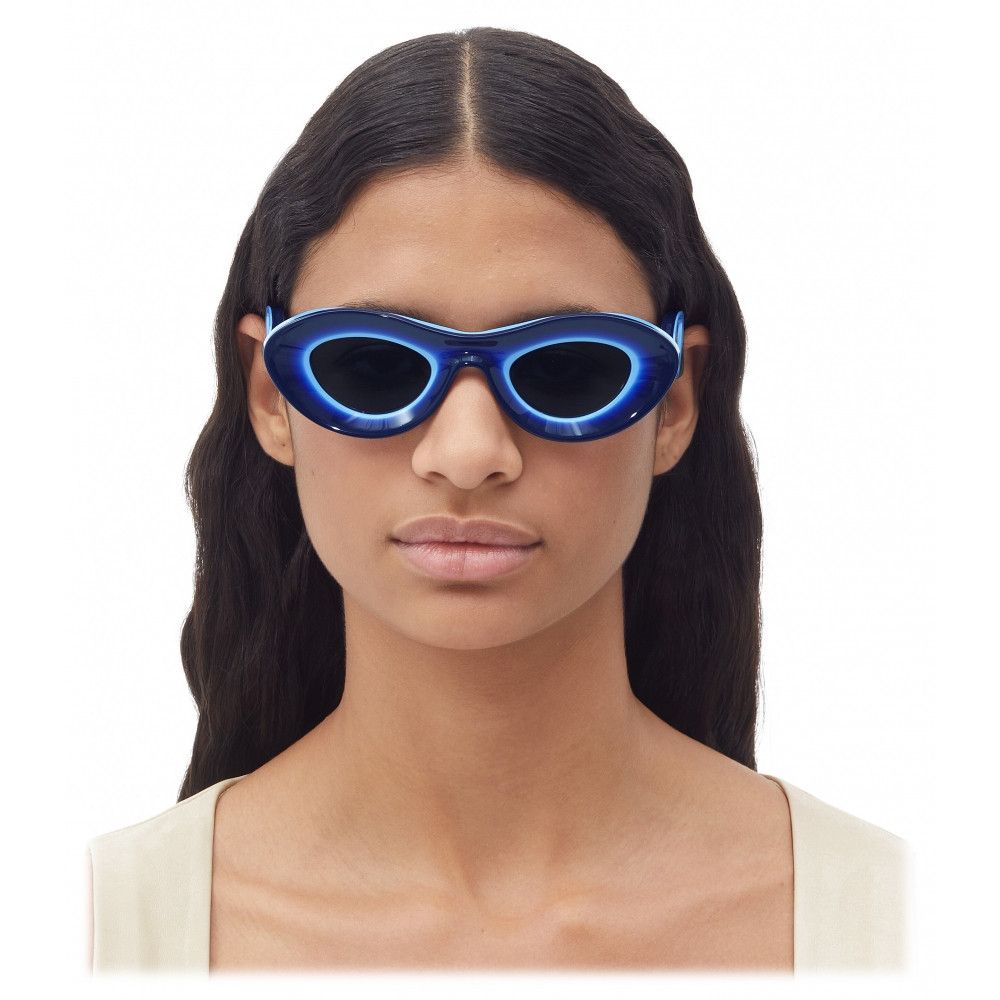 Bottega Veneta Blue Hue BV1202S Acetate Cat Eye Sunglasses Size ONE SIZE - 2 Thumbnail