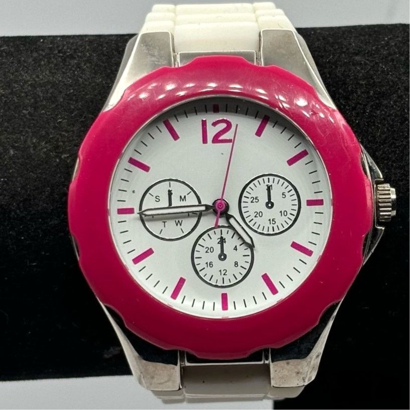 Other Y2K Pink & White Men's Watch Size ONE SIZE - 1 Thumbnail