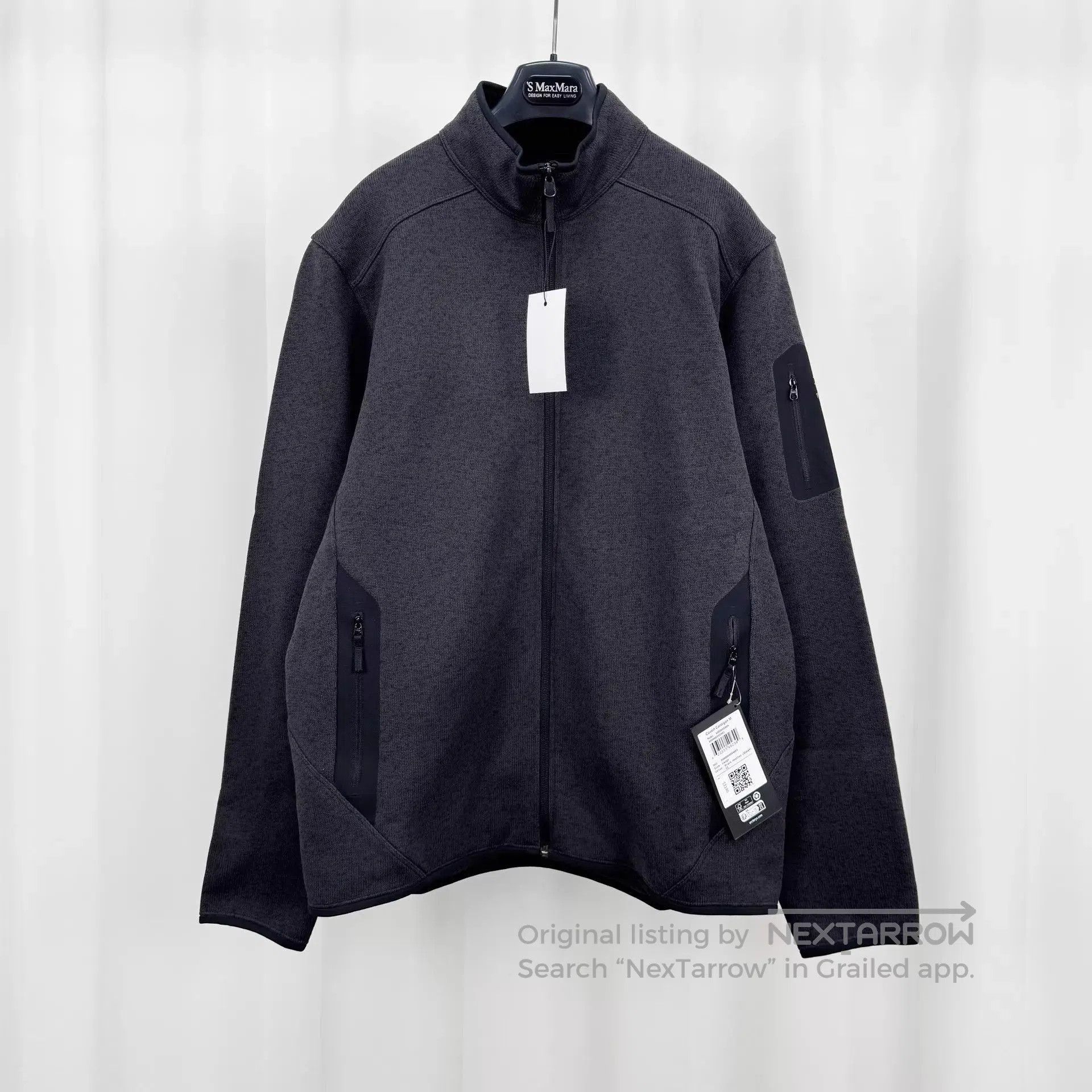 Arc'teryx Black Zip-Up Light Jacket Size L. Size US L / EU 52-54 / 3 - 1 Thumbnail