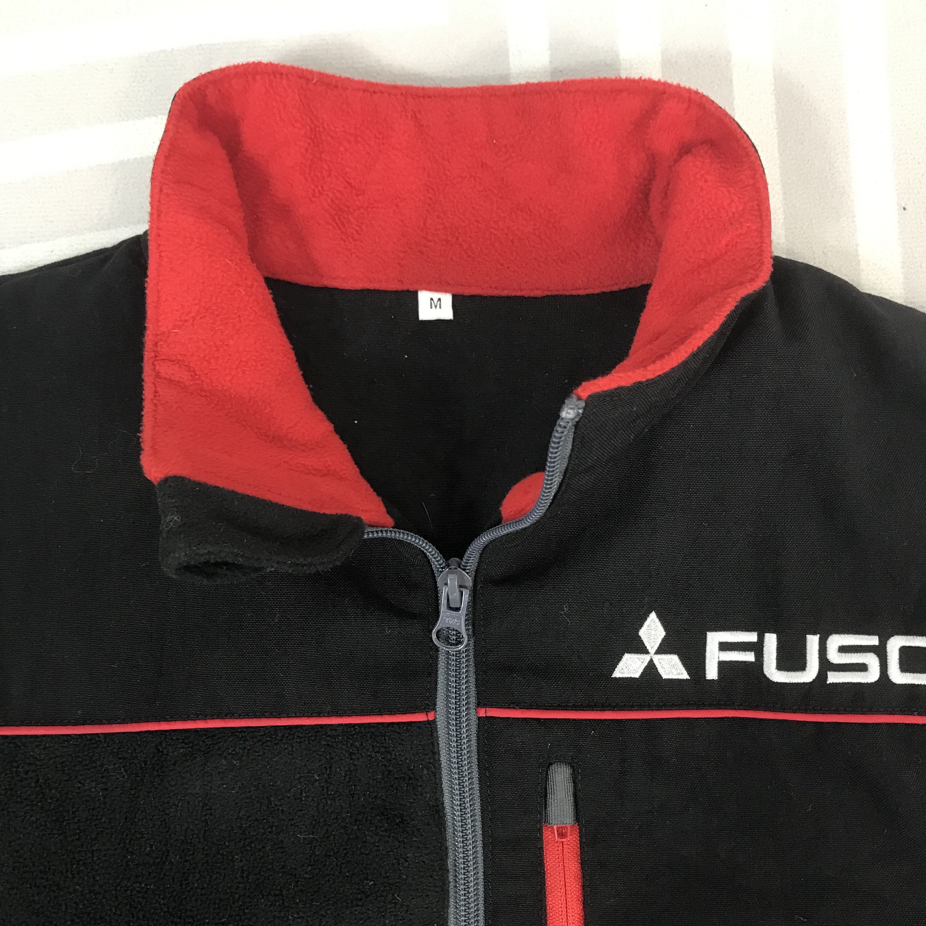 Japanese Brand Vintage Fuso Racing track Fleece Jacket K50B24 Size US M / EU 48-50 / 2 - 11 Thumbnail