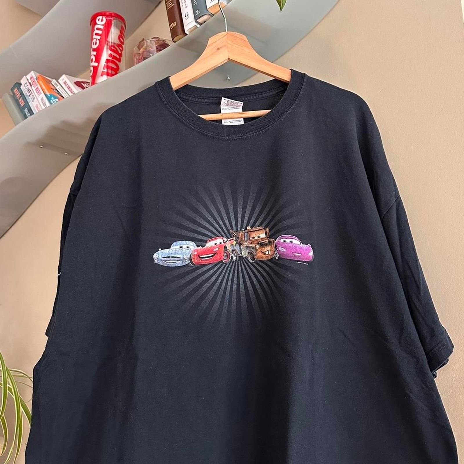 Disney × Vintage Vintage Disney Pixar Cars Movie Shirt Size 2XL Size US XXL / EU 58 / 5 - 2 Thumbnail