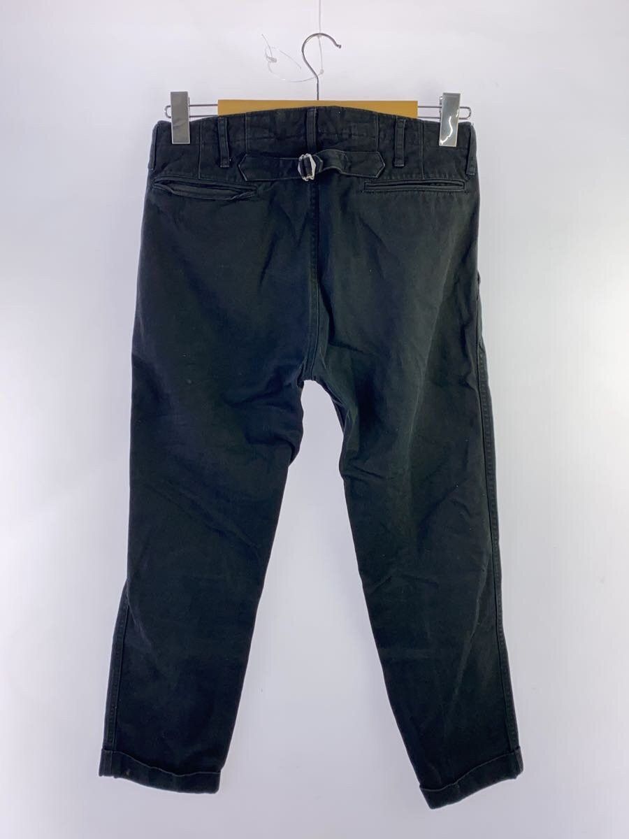 Visvim Black Cotton Straight Pants Size US 26 / EU 42 - 2 Thumbnail