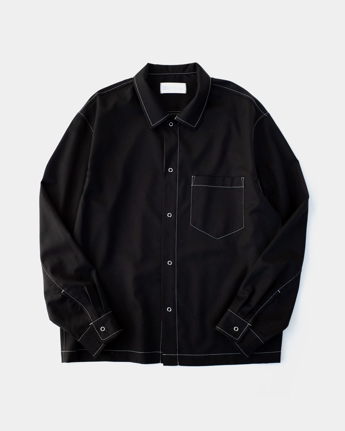 James Coward Workshop Shirt - Contrast Stitch Wool Size US S / EU 44-46 / 1 - 1 Thumbnail