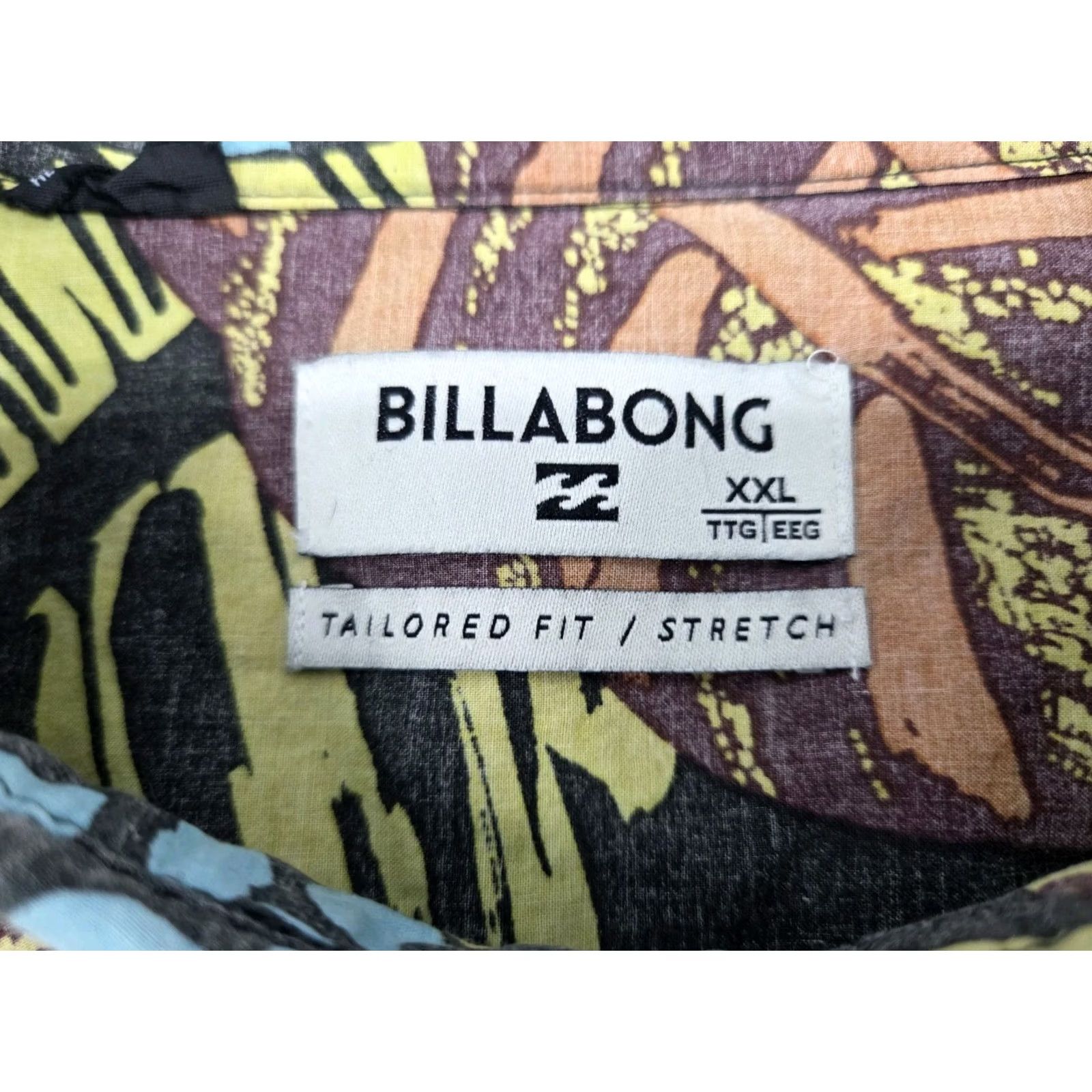 Billabong BILLABONG Men's Tailored Short Sleeve Button Up Floral Shirt 2XL Multicolor Size US XXL / EU 58 / 5 - 3 Thumbnail
