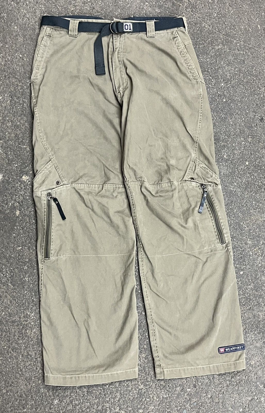 Vintage Utility cargo pants gorpcore y2k streetwear baggy fit hype Size US 36 / EU 52 - 2 Thumbnail