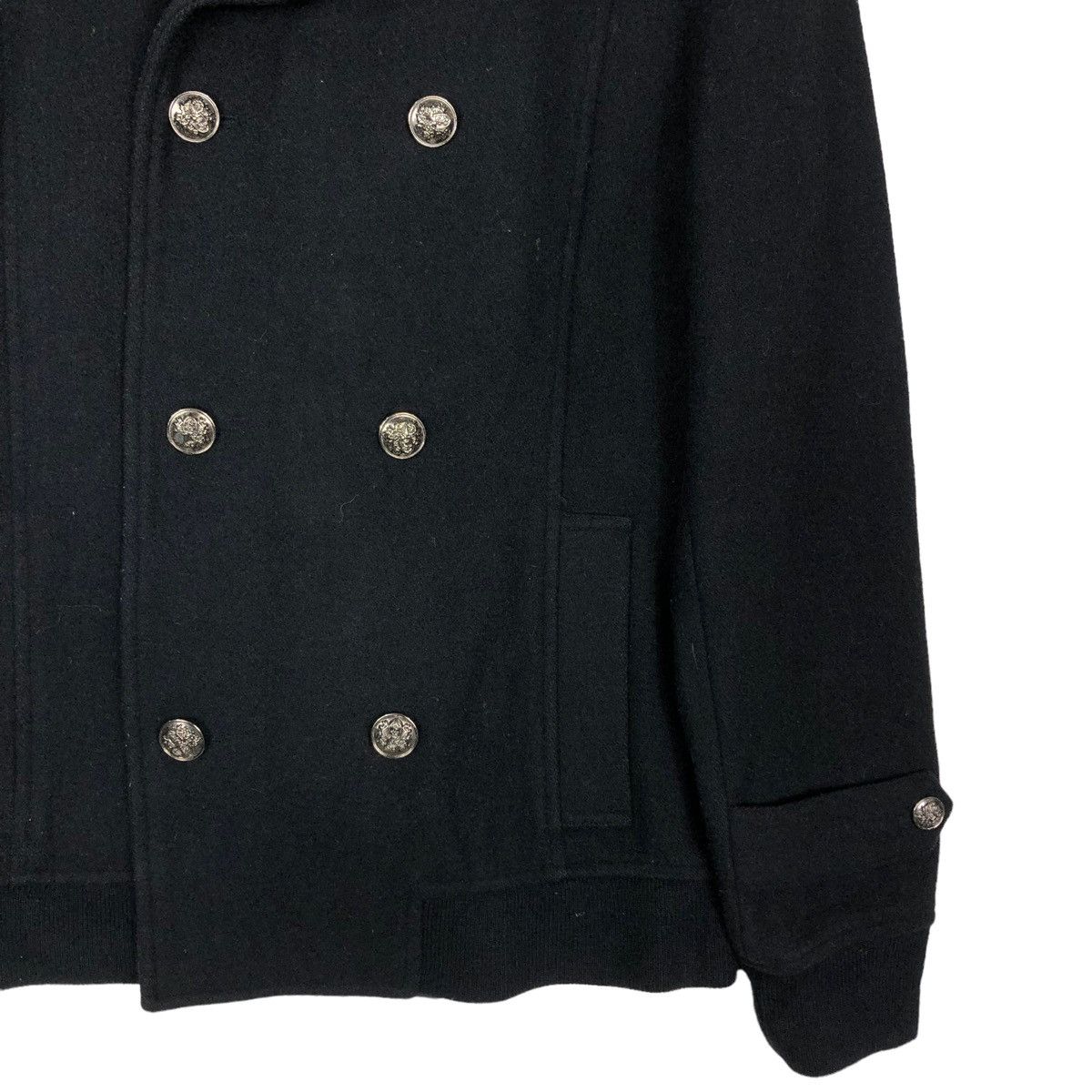 Japanese Brand 🔥Double Breast Wool Biker Jacket Phono Japan Made Size US M / EU 48-50 / 2 - 5 Thumbnail