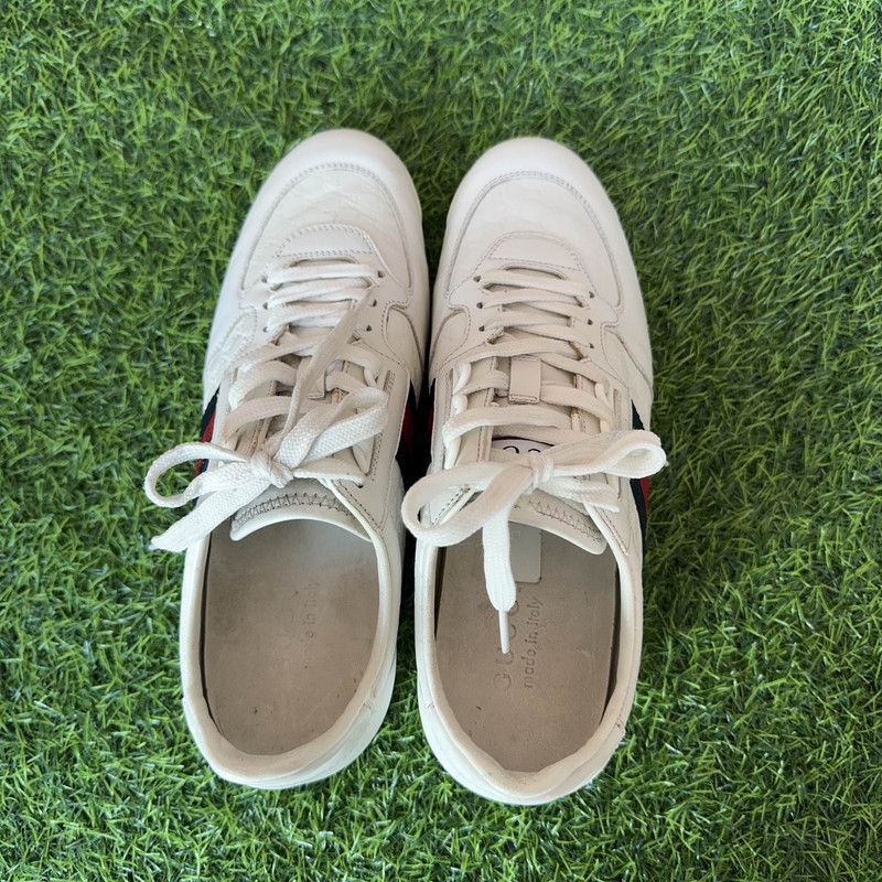 Gucci Gucci GG Monogram Leather Canvas Sneakers -2508 Size US 8 / EU 41 - 9 Thumbnail