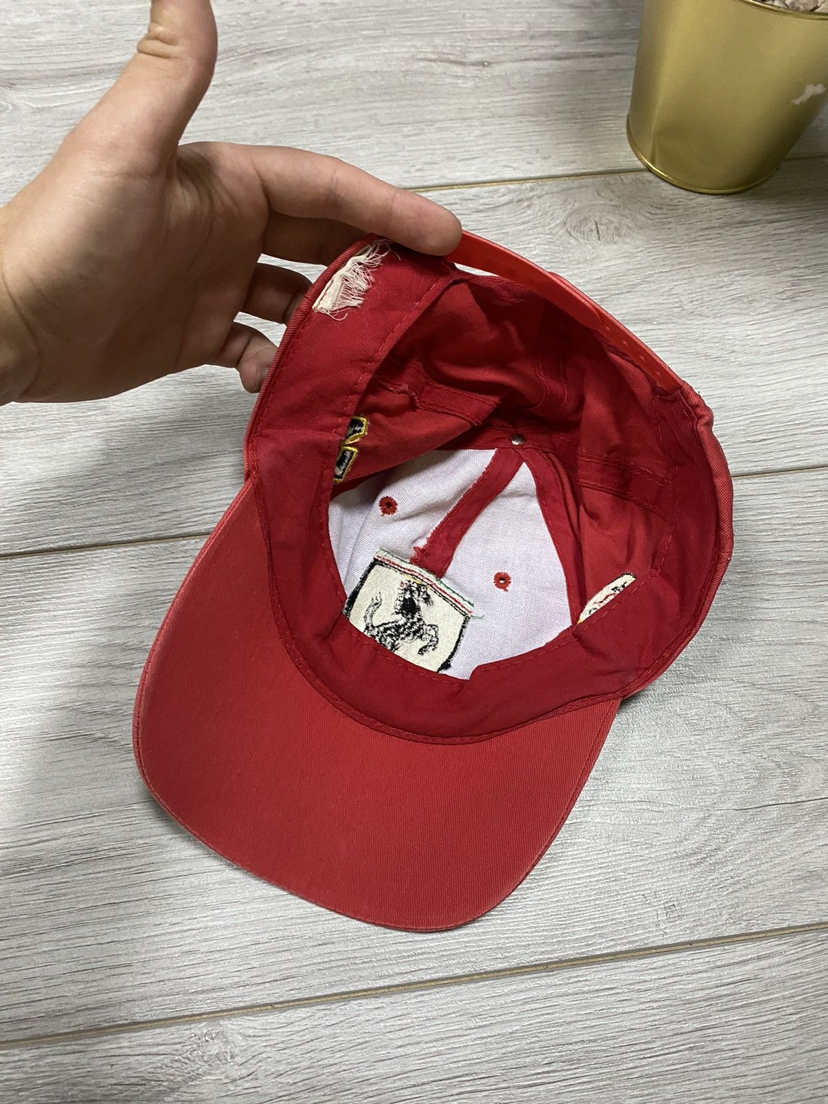 Ferrari Ferrari vintage cap formula uno 1 big logo 5 panel Size ONE SIZE - 7 Thumbnail