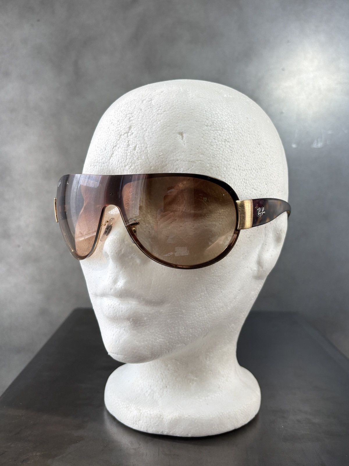 RayBan × Vintage 2000s Ray-Ban Aviators Vintage Shield Sunglass Y2K RB 001/13 Size ONE SIZE - 2 Thumbnail
