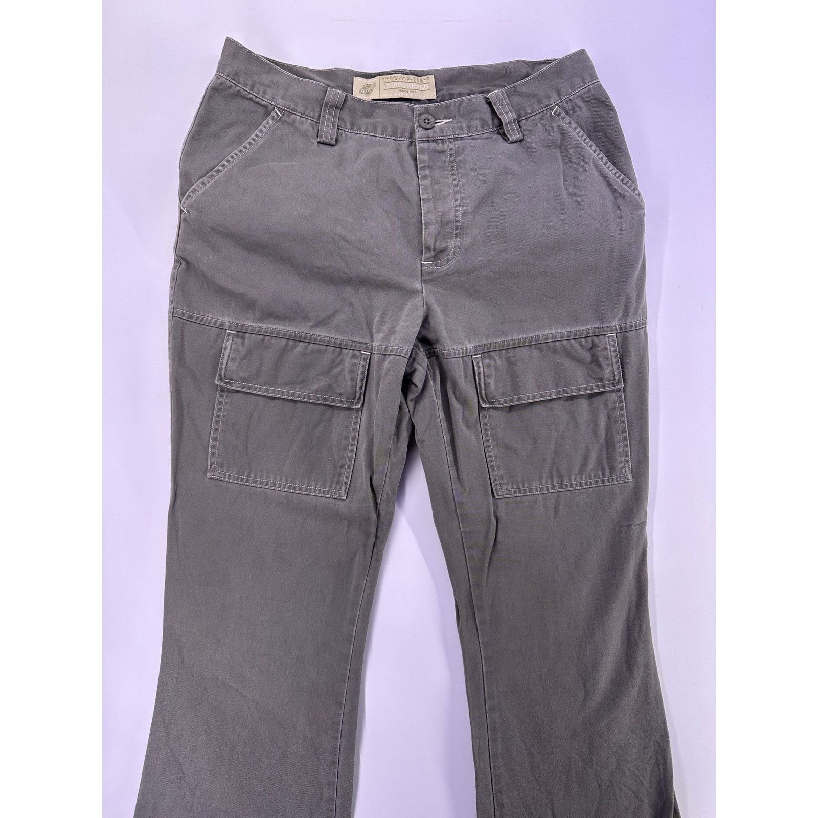American Eagle Outfitters American Eagle Outfitters Cargo khakis Size 10 Size 32" / US 10 / IT 46 - 4 Thumbnail