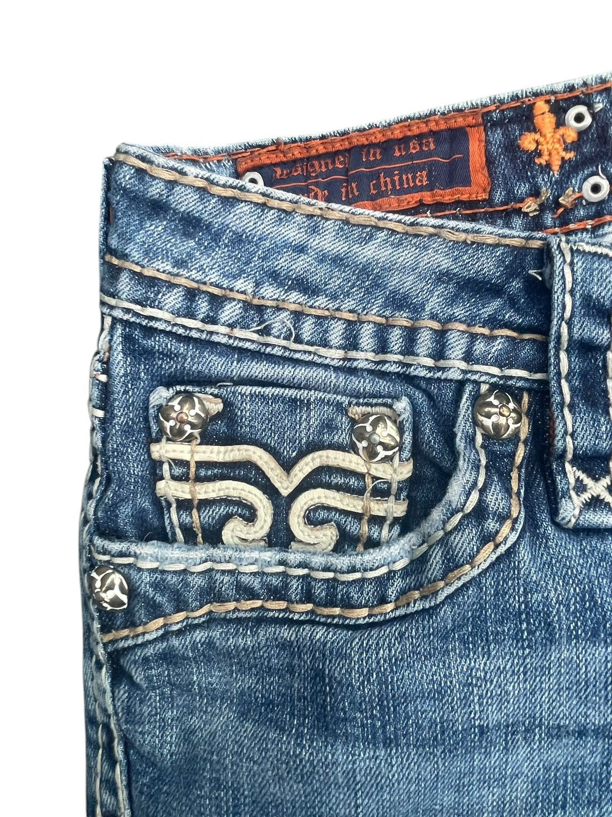 Rock Revival Rock Revival Penny Bootcut Distresed Jeans Size 30" / US 8 / IT 44 - 7 Thumbnail