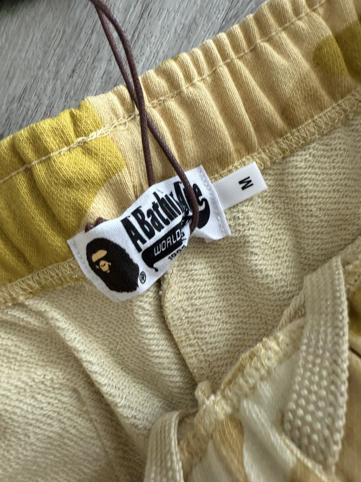 Bape Bape yellow camo shark shorts Size US 30 / EU 46 - 3 Thumbnail