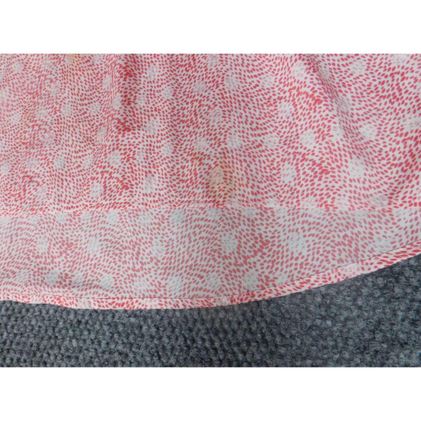 Vintage Misoka Womens Shirt L Red pullover dots Crew Neck Short Sleeve Cotton Blend Blouse Casual Vintage? No. (But ensure no extra). Size L / US 10 / IT 46 - 7 Thumbnail