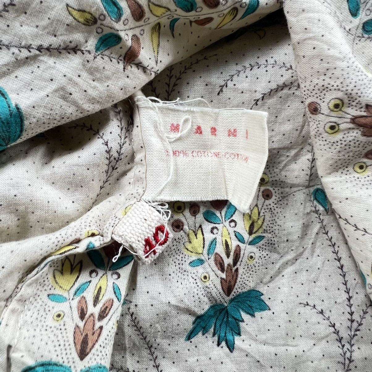 Marni Marni Floral Strap Blouse Shirt Size S / US 4 / IT 40 - 6 Thumbnail