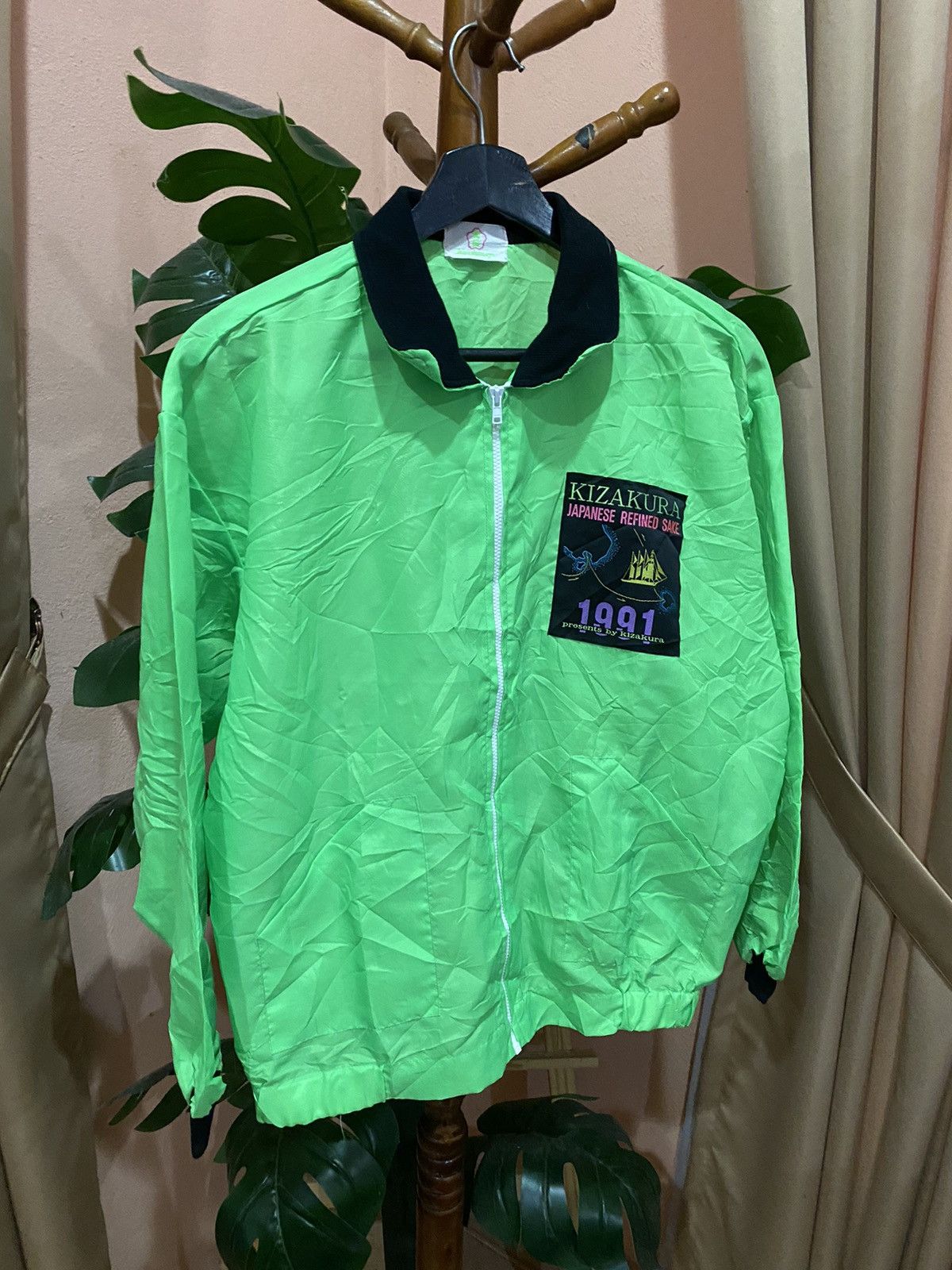 Vintage Kizakura 1991 Japanese Refined Sake Promotional Windbreaker Size US S / EU 44-46 / 1 - 3 Thumbnail