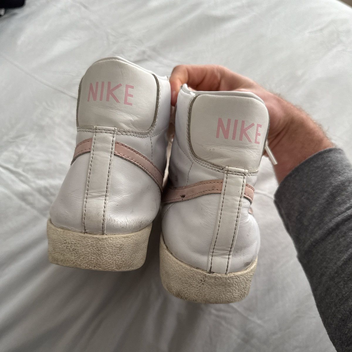 Nike Nike Blazer white and pink Size US 12 / EU 45 - 5 Thumbnail