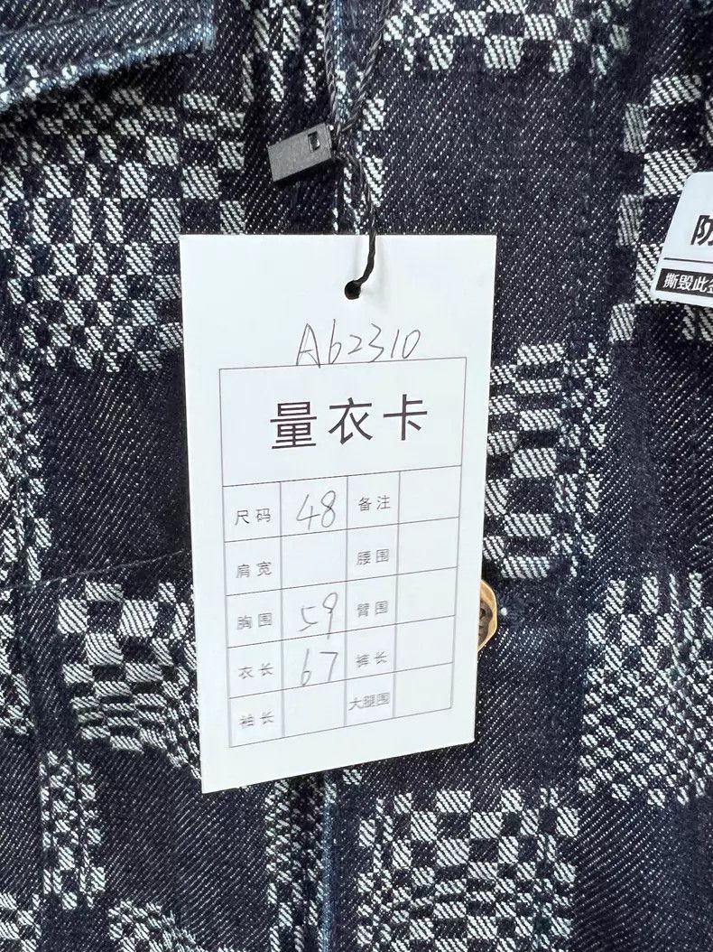 Louis Vuitton Louis Vuitton Checkerboard tag denim jacket Size US M / EU 48-50 / 2 - 7 Thumbnail