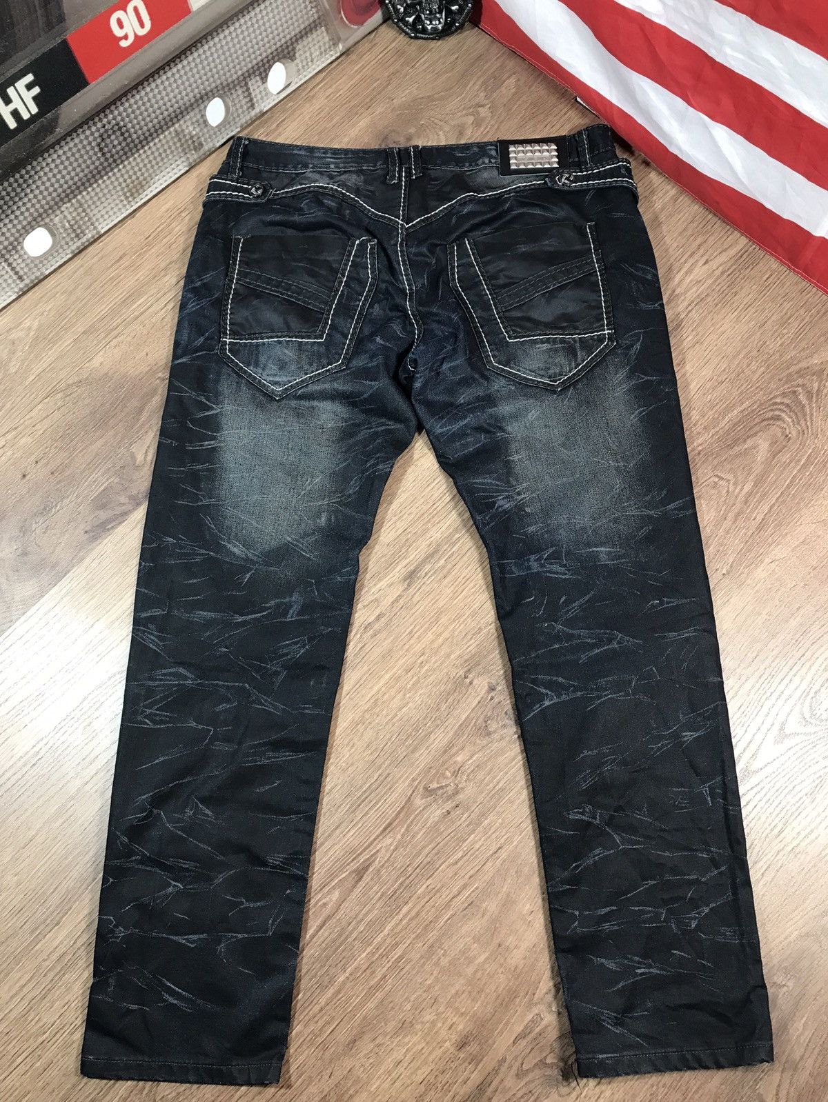 Vintage Vintage Kosmo Lupo Distressed Denim Pants Size US 38 / EU 54 - 8 Thumbnail
