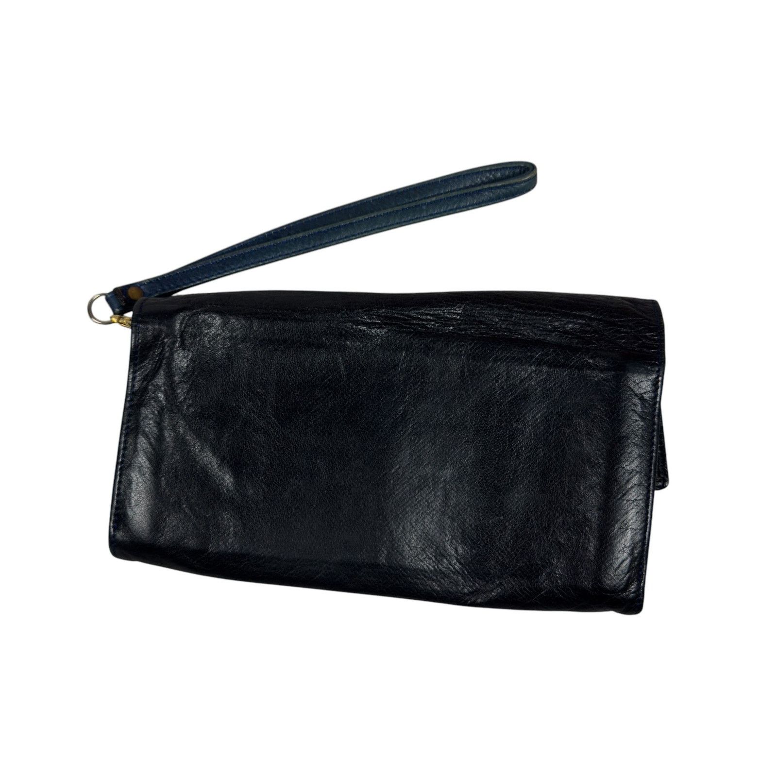 See by Chloe See By Chloe Women's Black Teal Leather Wristlet Wallet Size ONE SIZE - 4 Thumbnail