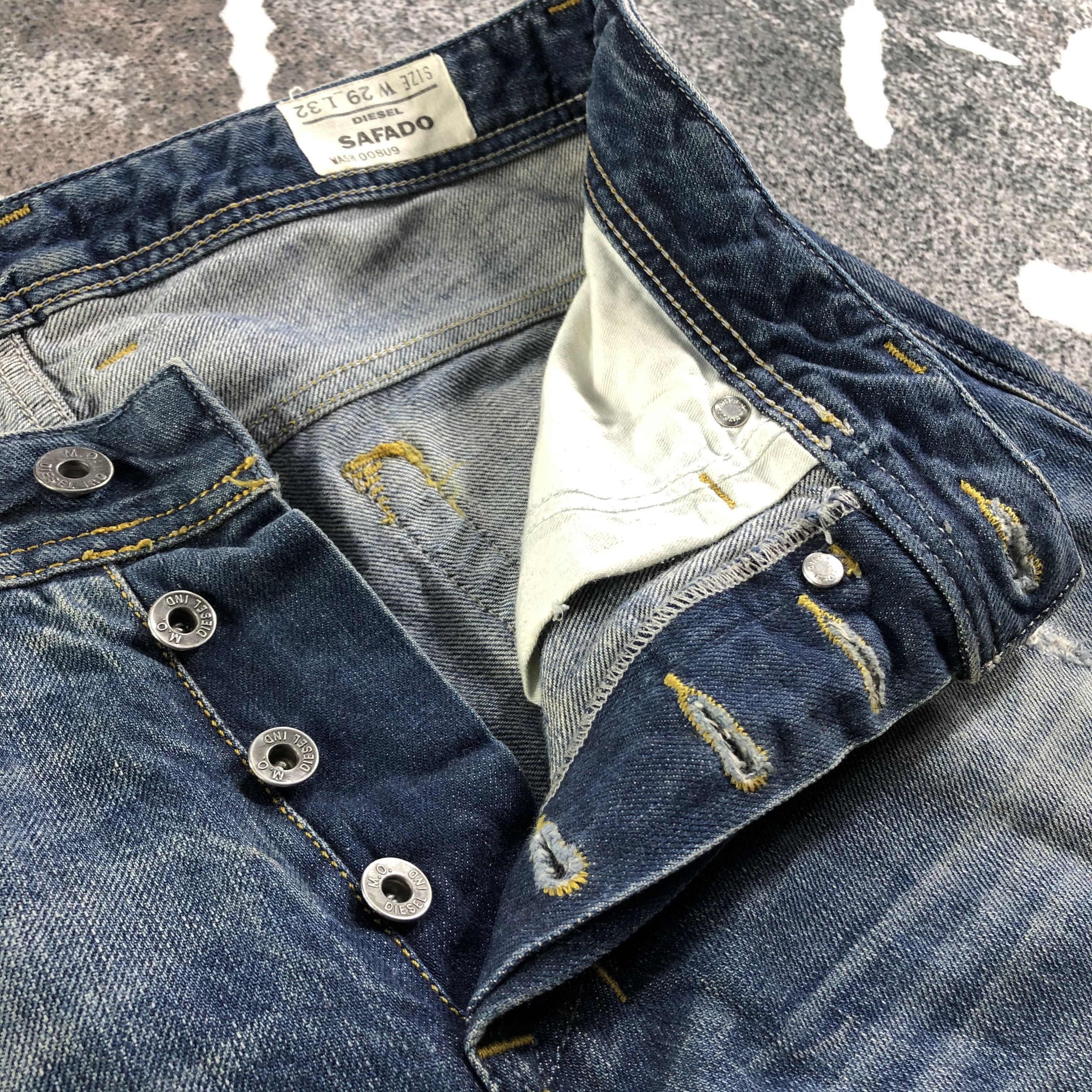 Diesel Diesel Safado Jeans Ripped Denim KJ2407 Size US 29 - 7 Thumbnail