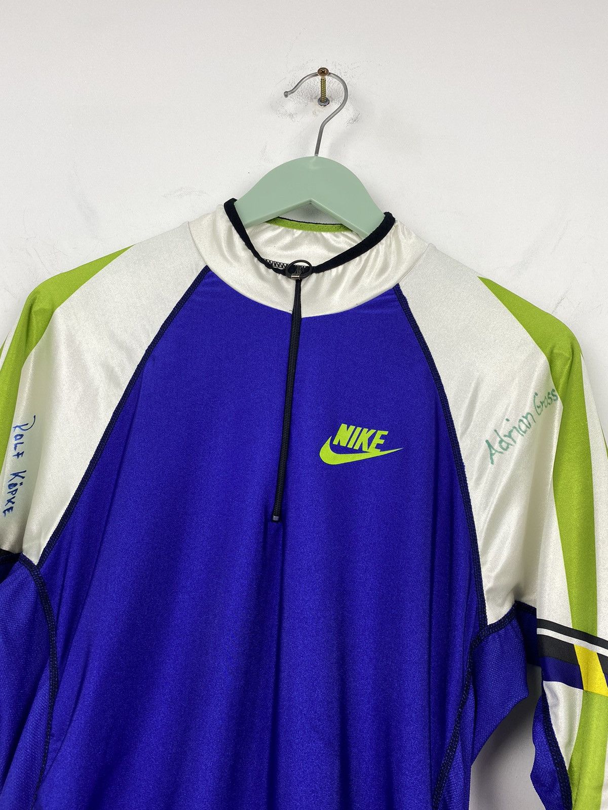 Nike Vintage 90s Nike SC Zug Cycling Jersey Colnago Rapha Size US L / EU 52-54 / 3 - 2 Thumbnail