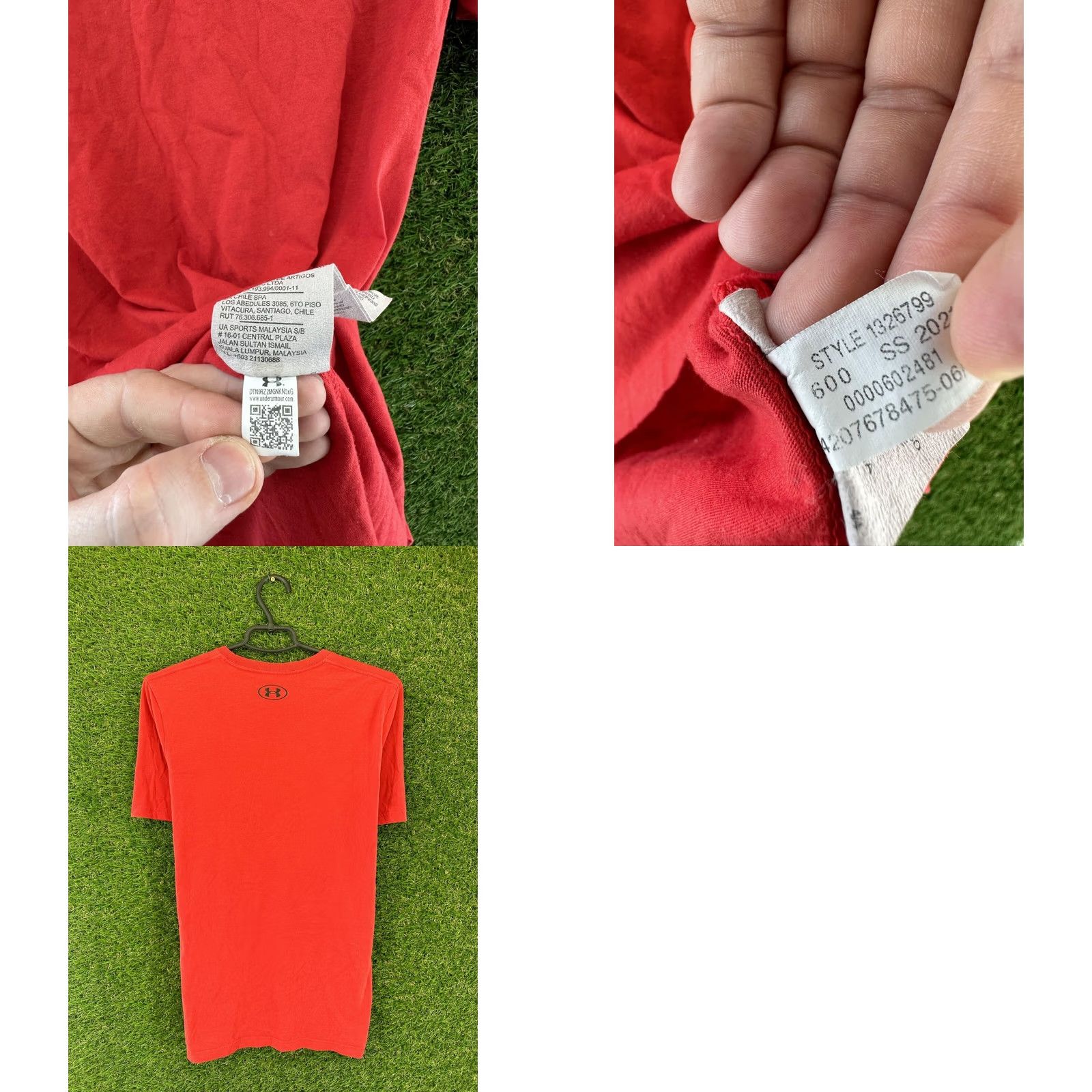 Under Armour UNDER ARMOUR HEATGEAR Shirt M Medium Red Solid Logo Short Sleeve Jersey 2021 CrossFit Men Tee Size US M / EU 48-50 / 2 - 9 Thumbnail