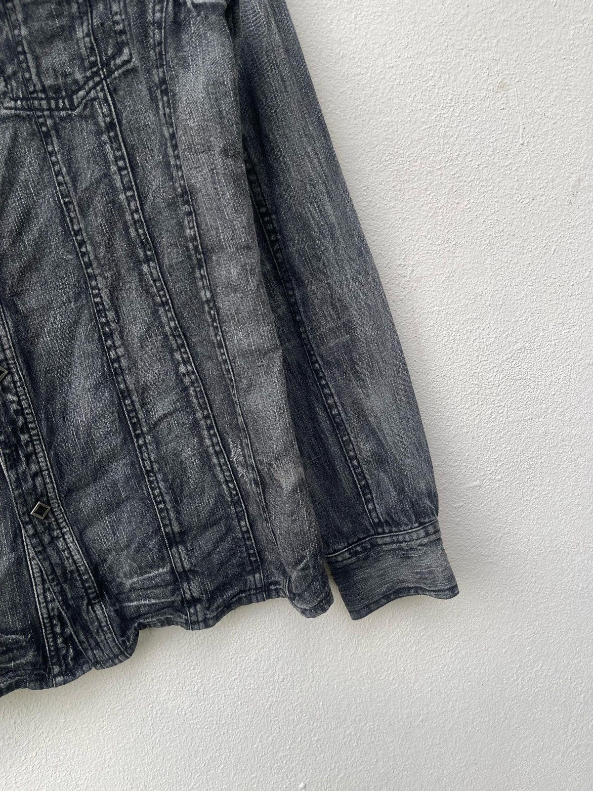 If Six Was Nine × Japanese Brand × Le Grande Bleu (L.G.B.) Semantic Design Wash Denim Western Shirt Size US S / EU 44-46 / 1 - 5 Thumbnail
