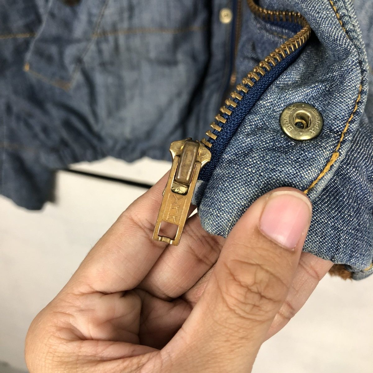 Issey Miyake 🔥CROPPED DENIM BIKER JACKET MERCIBEAUCOUP BLANKET PUFFER Size US M / EU 48-50 / 2 - 19 Thumbnail